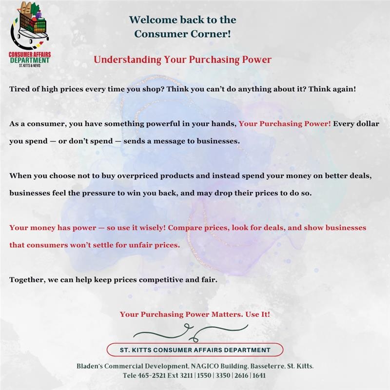 Purchasing Power of the Consumer